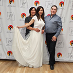Photo take n at the yourweddingdance.ca studio with the dance instructor